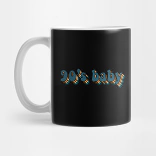 navy orange vsco 90s baby girl Mug